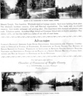 Taylor County brochure with views of the Steinhatchee River