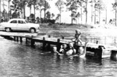Family enjoying Lake Mack