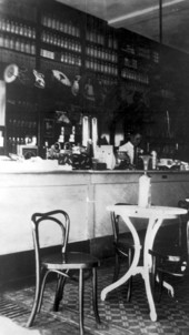 Interior view of Morrison's Pharmacy - Miami, Florida.