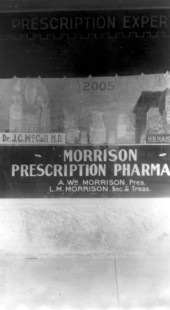 Storefront of Morrison's Pharmacy at 2005 North Miami Avenue - Miami, Florida.