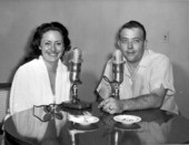 Rick Hollister with Italian pop singer Caterina Valente