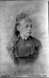 Portrait of Miss Mary Porter Raney of Apalachicola and Tallahassee.