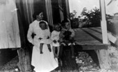 Family on a porch - Miami, Florida