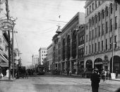 Street scene near the Western Union Telegraph Company office - Jacksonville, Florida