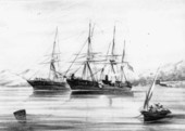 Cutting out of the C.S.S. Florida from Bahia, Brazil by the U.S.S. Wachusset