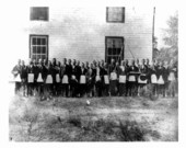 Masons outside the Judson Lodge No. 100 - Judson, Florida