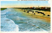 Surf bathing in the Atlantic Ocean - Daytona Beach, Florida