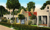 Cottages at the Osceola Gramatan Inn in Daytona Beach, Florida.