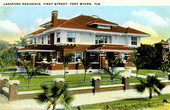 Langford residence - First Street, Fort Myers, Florida.