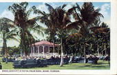 Band concert in Royal Palm Park - Miami, Florida