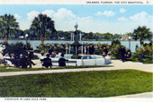Fountain in Lake Eola Park - Orlando, Florida