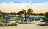 Fountain in Eola Park - Orlando, Florida