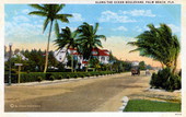 Along the Ocean Boulevard - Palm Beach, Florida.