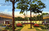 Court view of John and Mable Ringling Museum of Art - Sarasota, Florida.