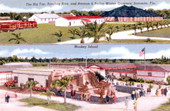 The Big Top, Ringling Brothers and Barnum and Bailey winter quarters, Sarasota, Florida - monkey island.