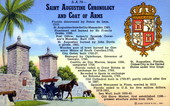 Saint Augustine chronology and coat of arms