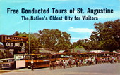 Free conducted tours of St. Augustine, the nation's oldest city for visitors- Florida