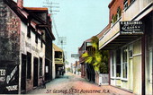 Saint George Street, Saint Augustine, Florida.