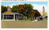 Slave Market and old cathedral, Saint Augustine, Florida