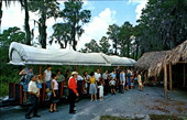 Wilderness chief covered wagon train - Week Wachee Spring, Florida