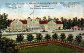 Hampton spring water, Hotel Hampton - Hampton Springs, Taylor County, Florida.
