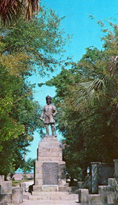 Ponce de Leon statue - Saint Augustine, Florida