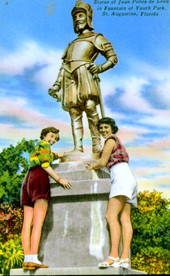 Statue of Juan Ponce de Leon - Saint Augustine, Florida.