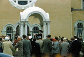 Outdoor epiphany religious service for the Greek Orthodox Community - Tarpon Springs, Florida