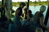 Deck of a sponge boat