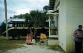 Seminole Indians at the Indian Baptist Church - Brighton Reservation, Florida