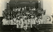 Christmas pageant portrait.