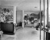 Art deco style home interior.