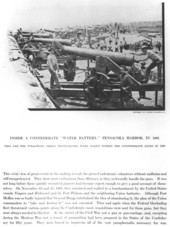 "Inside a confederate 'water battery,' at Pensacola Harbor, in 1861".