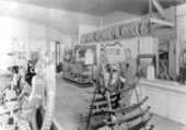 E. C. Pemberton's garage and parts store