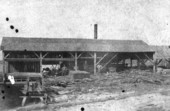 First sawmill at Lake Minneola, Florida