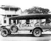 Dammers and Gillette Company bus - Coral Gables, Florida.