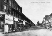 First Street before it was paved - Fort Myers, Florida..
