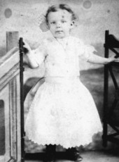 Nonnie Radcliffe as a little girl.