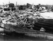Devastation left in the wake of the Labor Day storm.