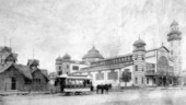 Exposition buildings.