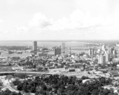 Aerial view of Jacksonville.