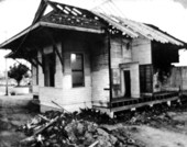 Railroad station prior to renovation - Marianna, Florida