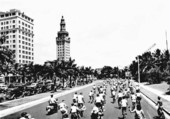 Bicycles on Biscayne Boulevard.