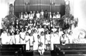 Christmas pageant group