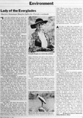 Marjory Stoneman Douglas.