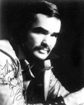 Portrait of Burt Reynolds with autograph