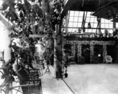 Decorated interior of Kalem studio
