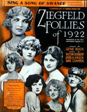 Sheet music cover of "Sing a Song of Swanee"