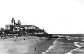 Bathing beach at The Breakers.