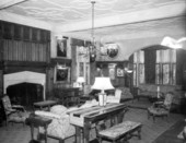 Living room of the DeEtte Holden Cummer Home